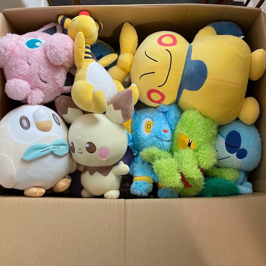 激安‼️《ポケモン/ポケットモンスター》大きい ぬいぐるみ まとめ売り 計27個