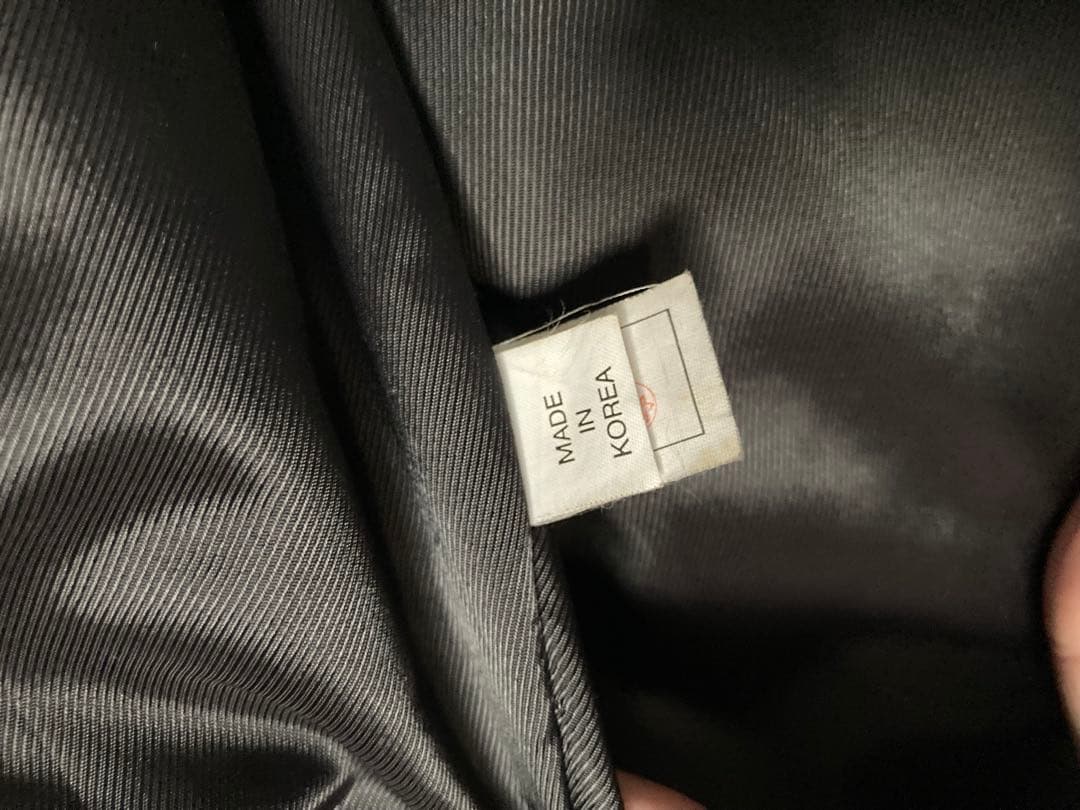 ブラック シングルライダースジャケット 5351プールオム