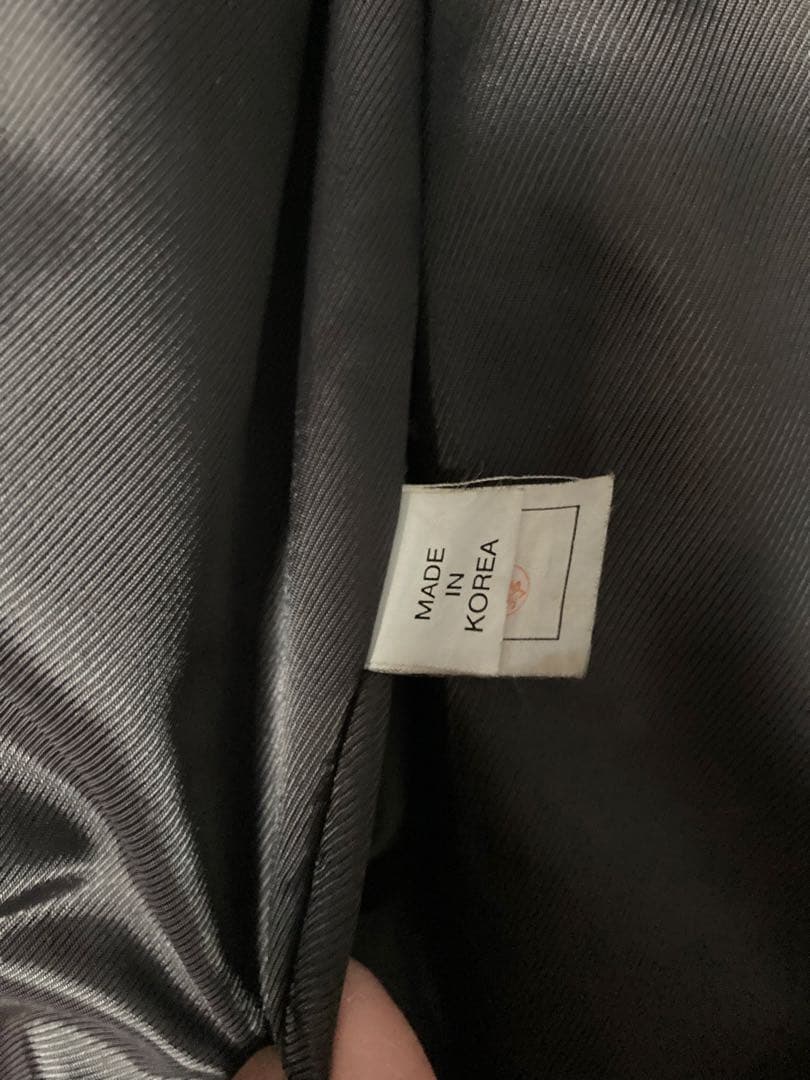 ブラック シングルライダースジャケット 5351プールオム