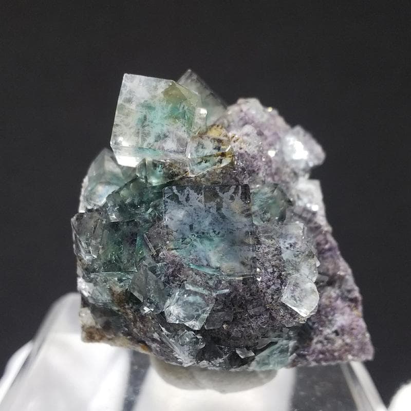 451 オコルス鉱山 フローライト クリア×ブルーグリーン 蛍石