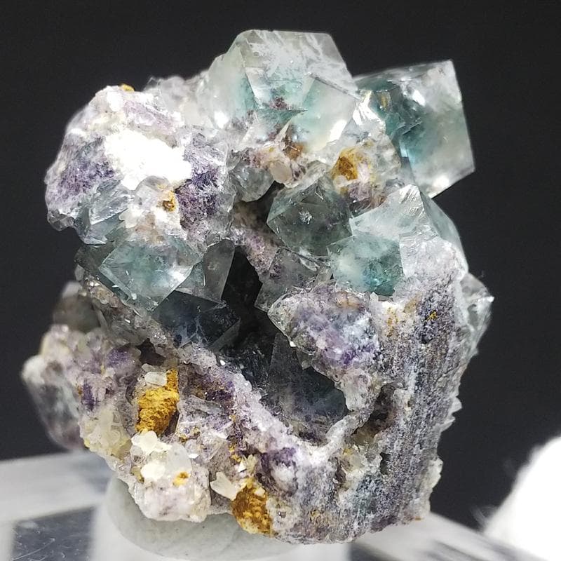 451 オコルス鉱山 フローライト クリア×ブルーグリーン 蛍石