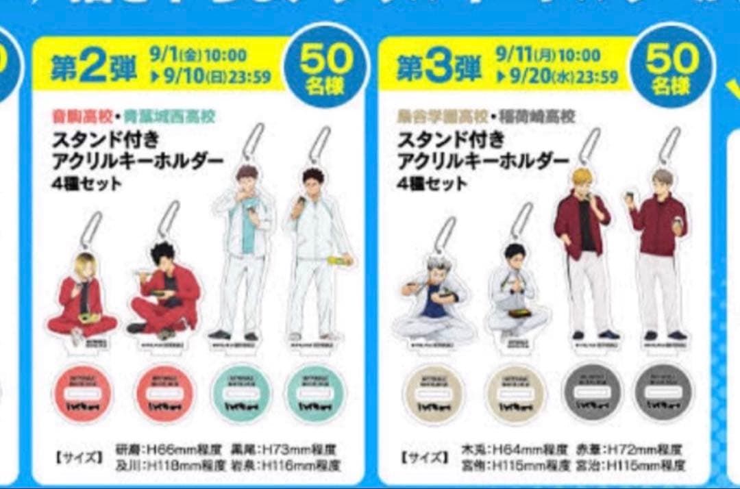 パンダ　3点おまとめ ハイキュー!! ニッスイキャンペーン当選品　月島蛍