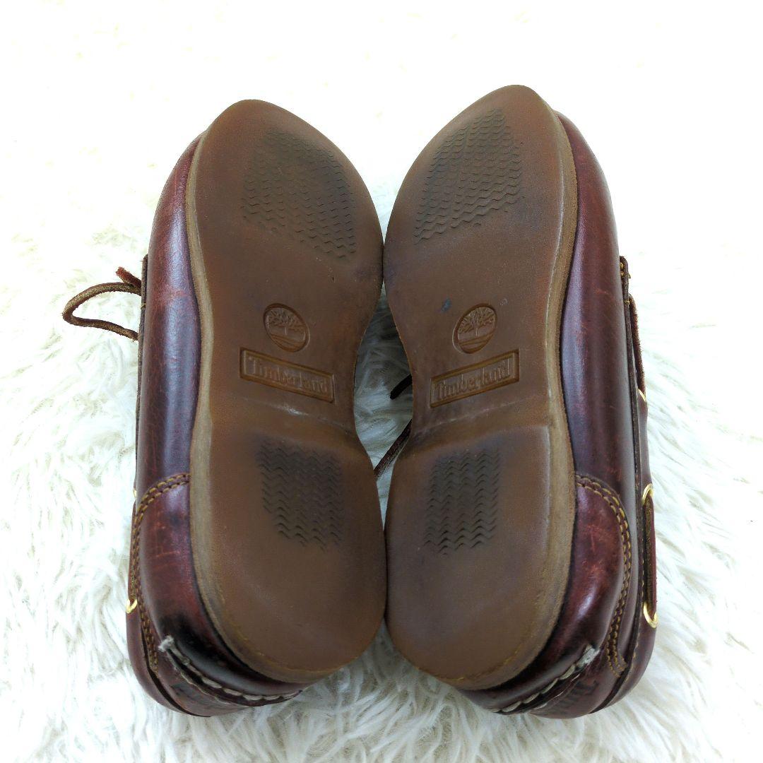 ティンバーランド　デッキシューズ　モカシン　25.5cm　レザー　モカブラウン