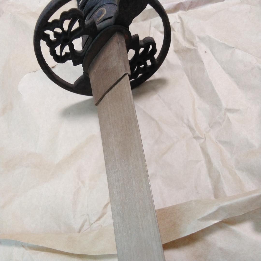 竹光刀剣　透鉄鍔　模造刀　木刀　昭和レトロ　剣　日本刀