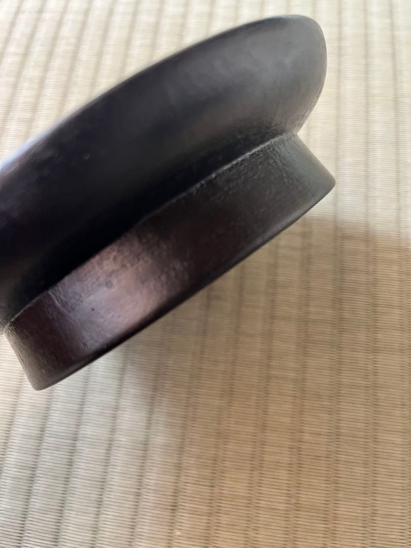 赤木明登　黒茶の小皿　輪島塗り
