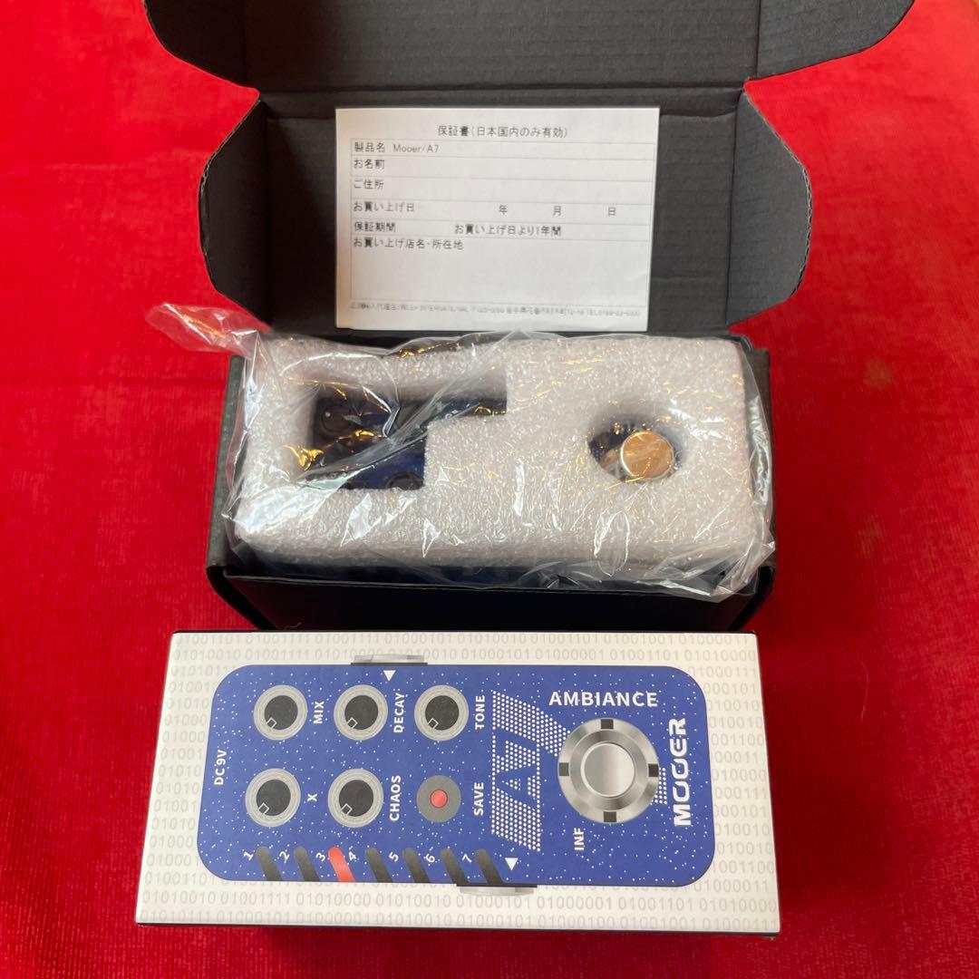 【値下！4/26出品再開】MOOER A7 AMBIANCE リバーブ【送料込】