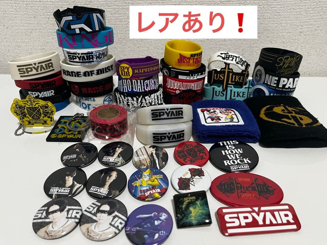 SPYAIR 【レアモノあり】ラバーバンド24個 バッジ セット