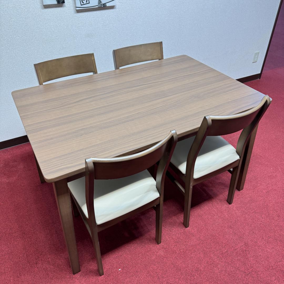 東京23区送料無料　モデルハウス展示品未使用　ニトリ5点ダイニングセット