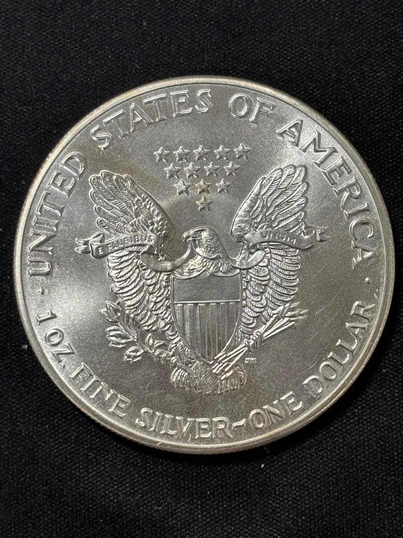 イーグル銀貨　1987年　アメリカ合衆国造幣局発行　1オンス銀貨　純銀31.1g