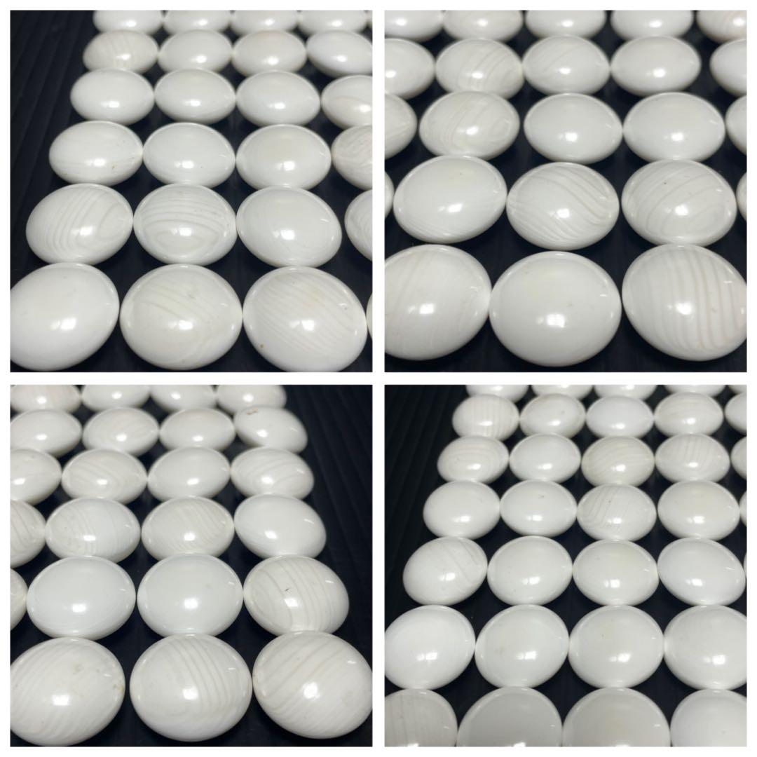 希少 極上 日向特選 本蛤 碁石 雪印 41号 那智黒 42号 大碁笥 桐箱