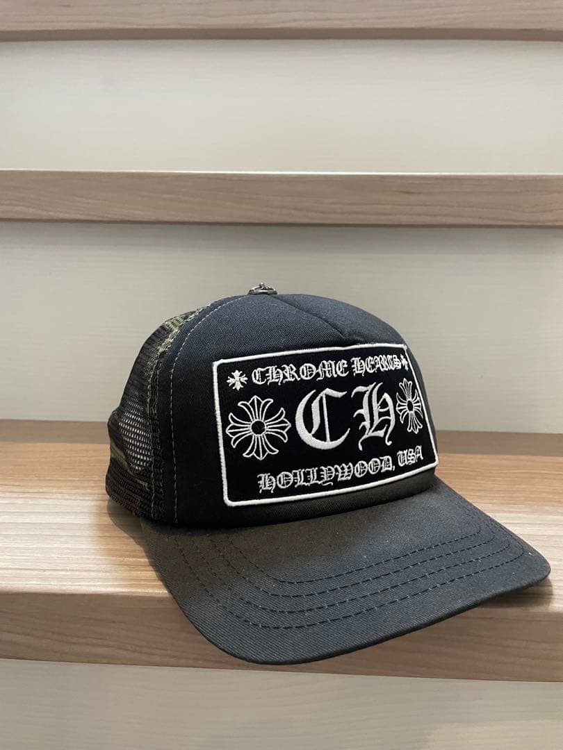CHROME HEARTS トラッカーキャップ CHブラックカモフラ