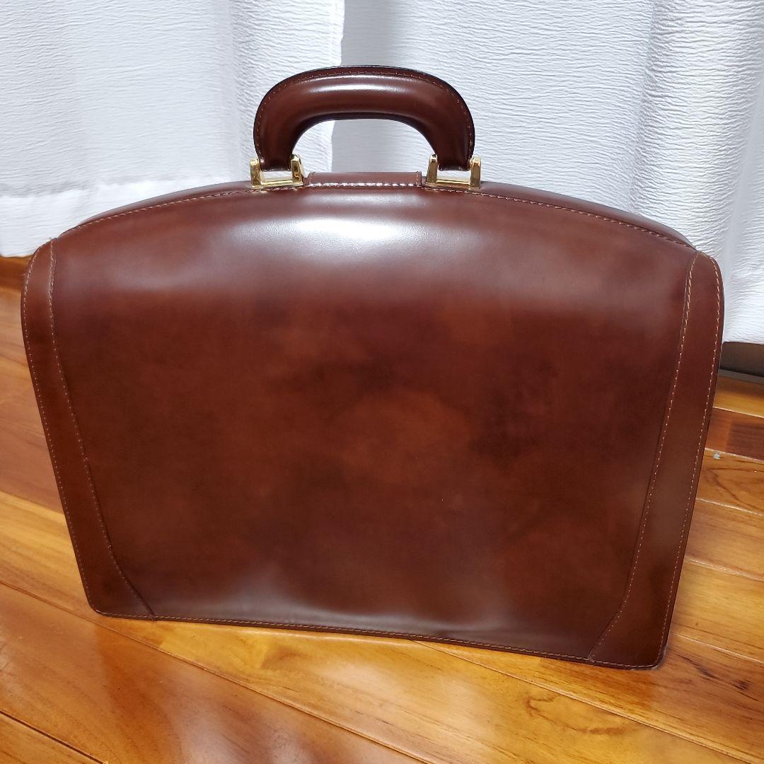 中*雄様 【美品/イタリア製】ダレスバック 大容量 レザー 本革