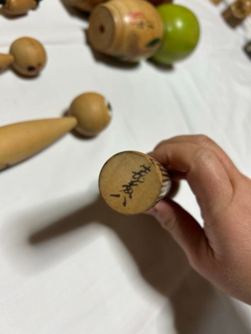 伝統的な木製こけし人形コレクション　まとめ売り