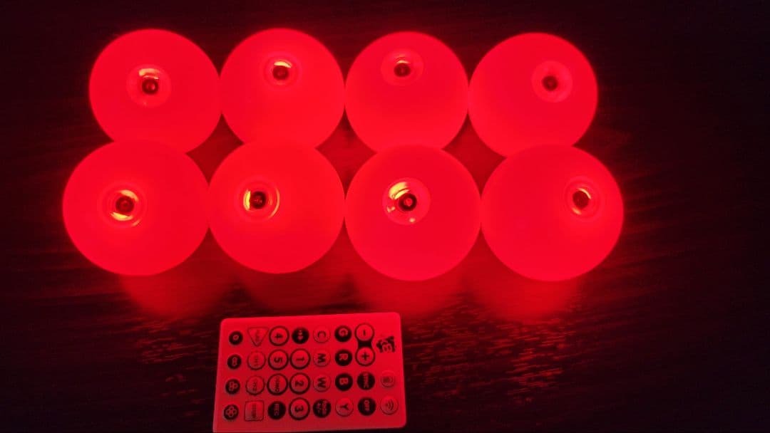 ジャグリング k8 グローボール 8個セット リモコン 充電ケーブル