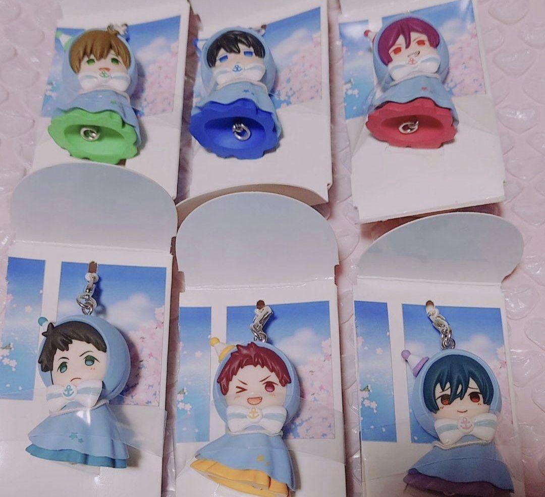 Free! ハイスピード てるこっと フィギュア マスコット 七瀬遙 松岡凛