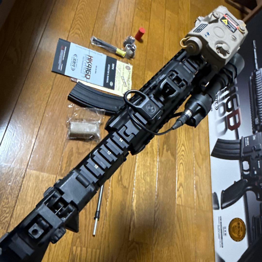 東京マルイ次世代電動ガン HK416D カスタムパーツ付き