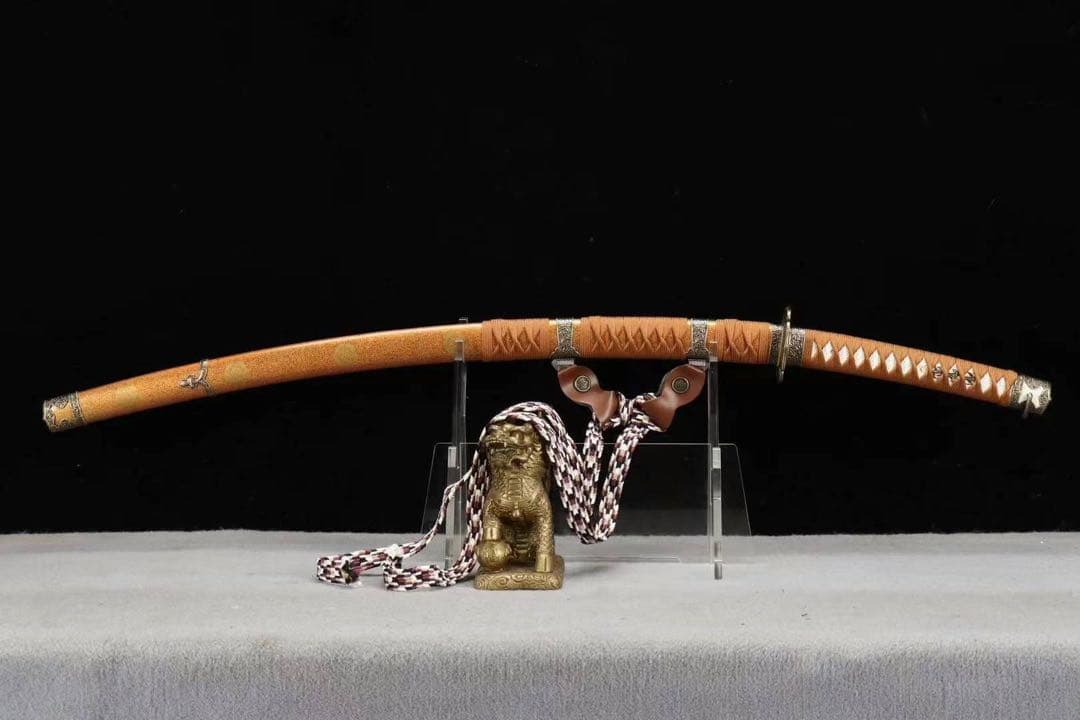 徳川金栗太刀 鎬造り 日本刀 模造刀 武具 舞踊刀 古兵器 太刀 武蔵