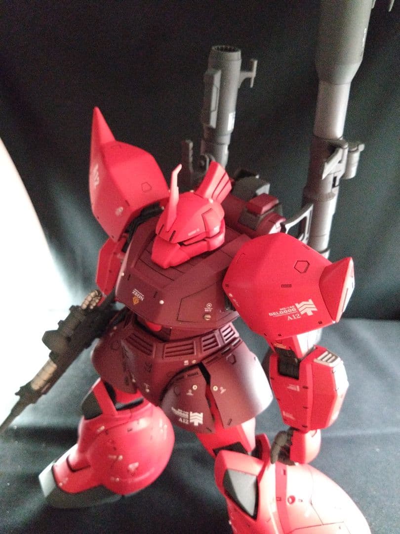 MG 1/100 MS-14B シャア専用 ゲルググ 改修塗装済完成品