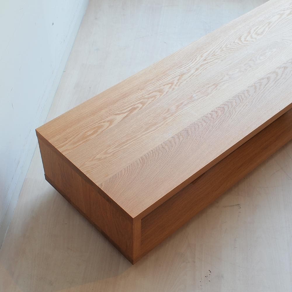 無印良品/MUJI オーク無垢材AVボード 180cm テレビ台 TVボード