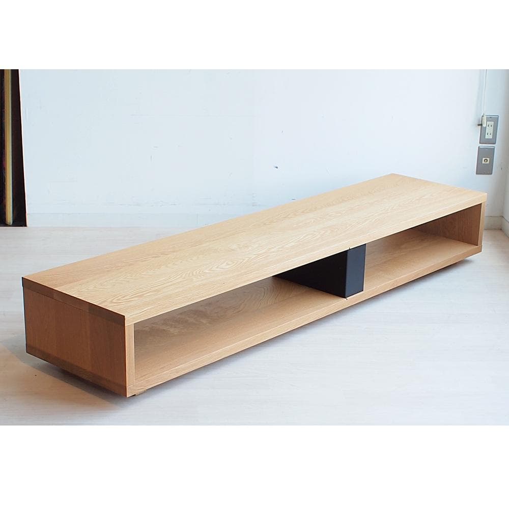 無印良品/MUJI オーク無垢材AVボード 180cm テレビ台 TVボード
