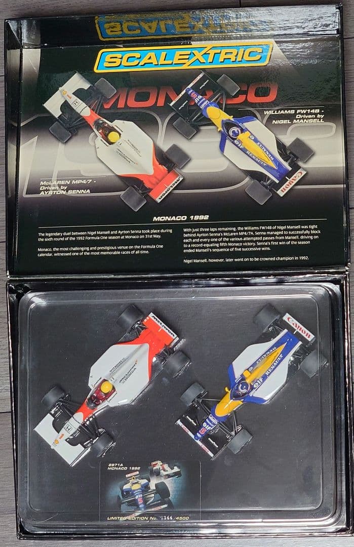 Scalextric Monaco 1992 限定版 2台セット 1/32