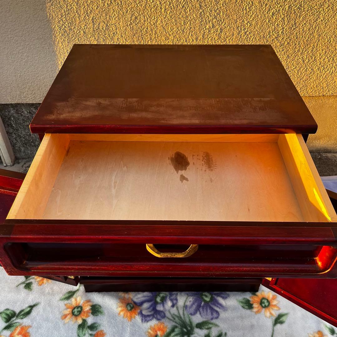 オールドカリモク家具　木製キャビネット