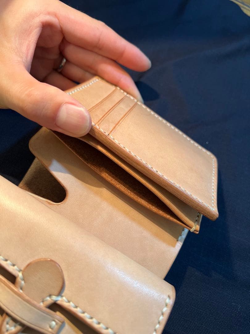 専用ご依頼品　ミドルウォレット？ミニウォレット？財布　ヌメ革
