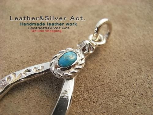 ターコイズ シルバー925　スタッズスター グラスホルダーストラップ　メガネ紐