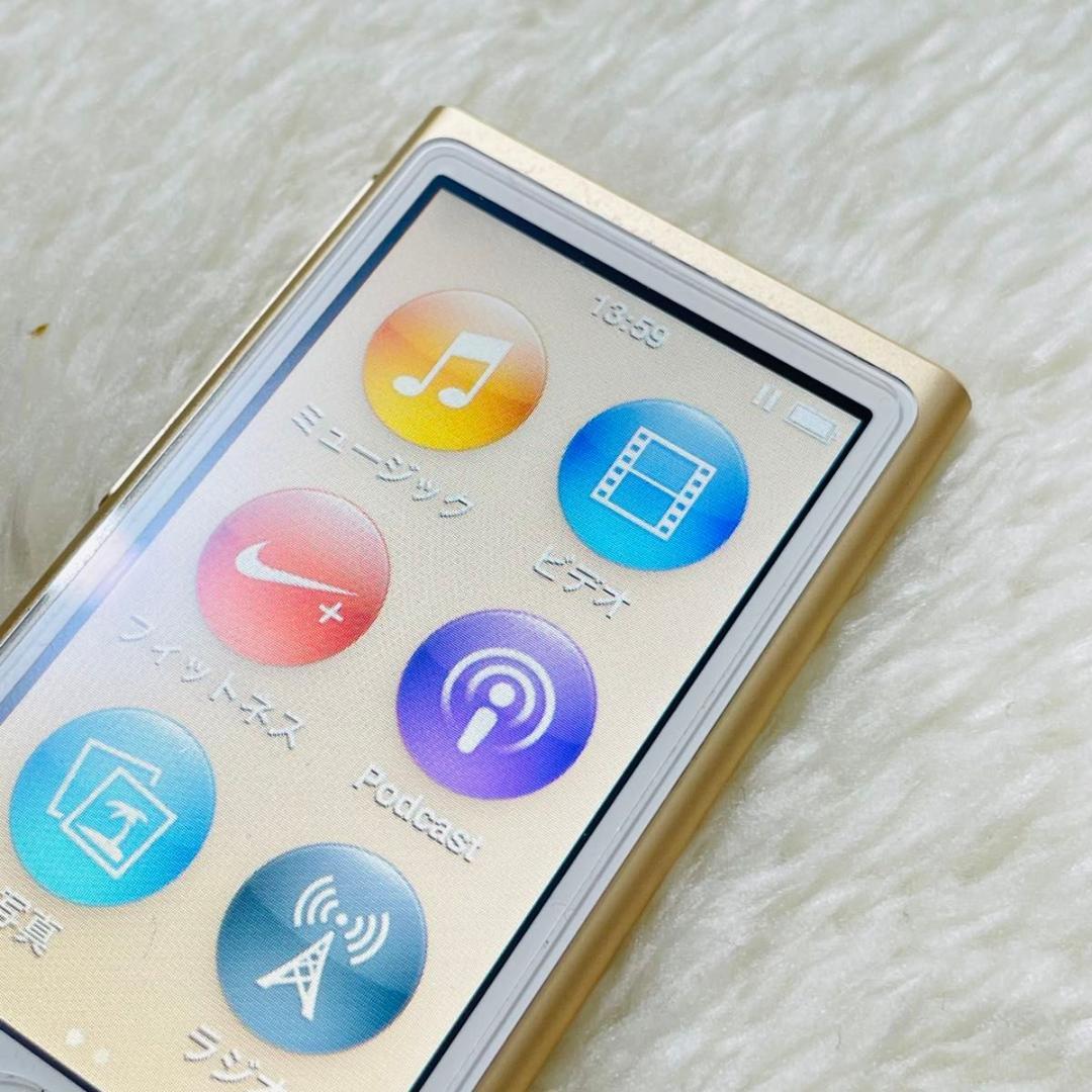 【新品同様品】 iPod nano 第7世代 ゴールド