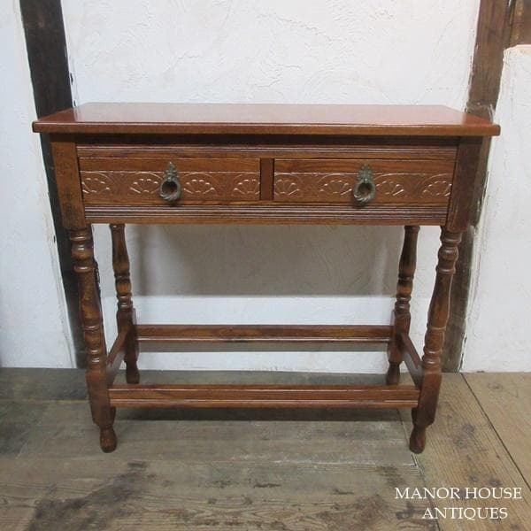 イギリス ヴィンテージ 家具 ホールテーブル サイドテーブル 英国 6737d