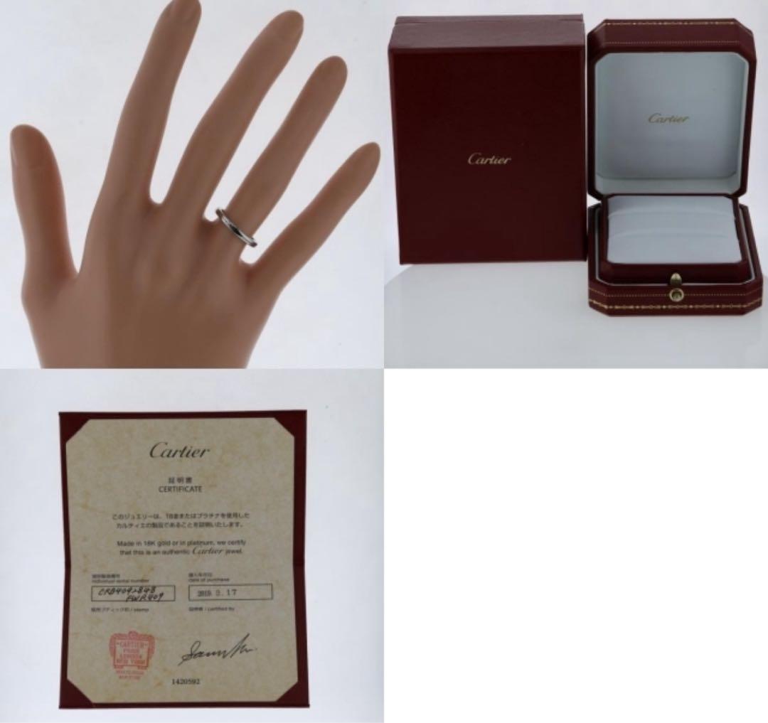 Cartier プラチナリング サイズ48 8号