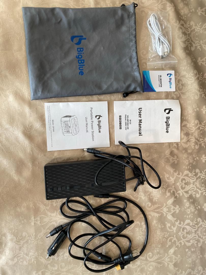 BigBlue ポータブル電源と ソーラーパネルのセット