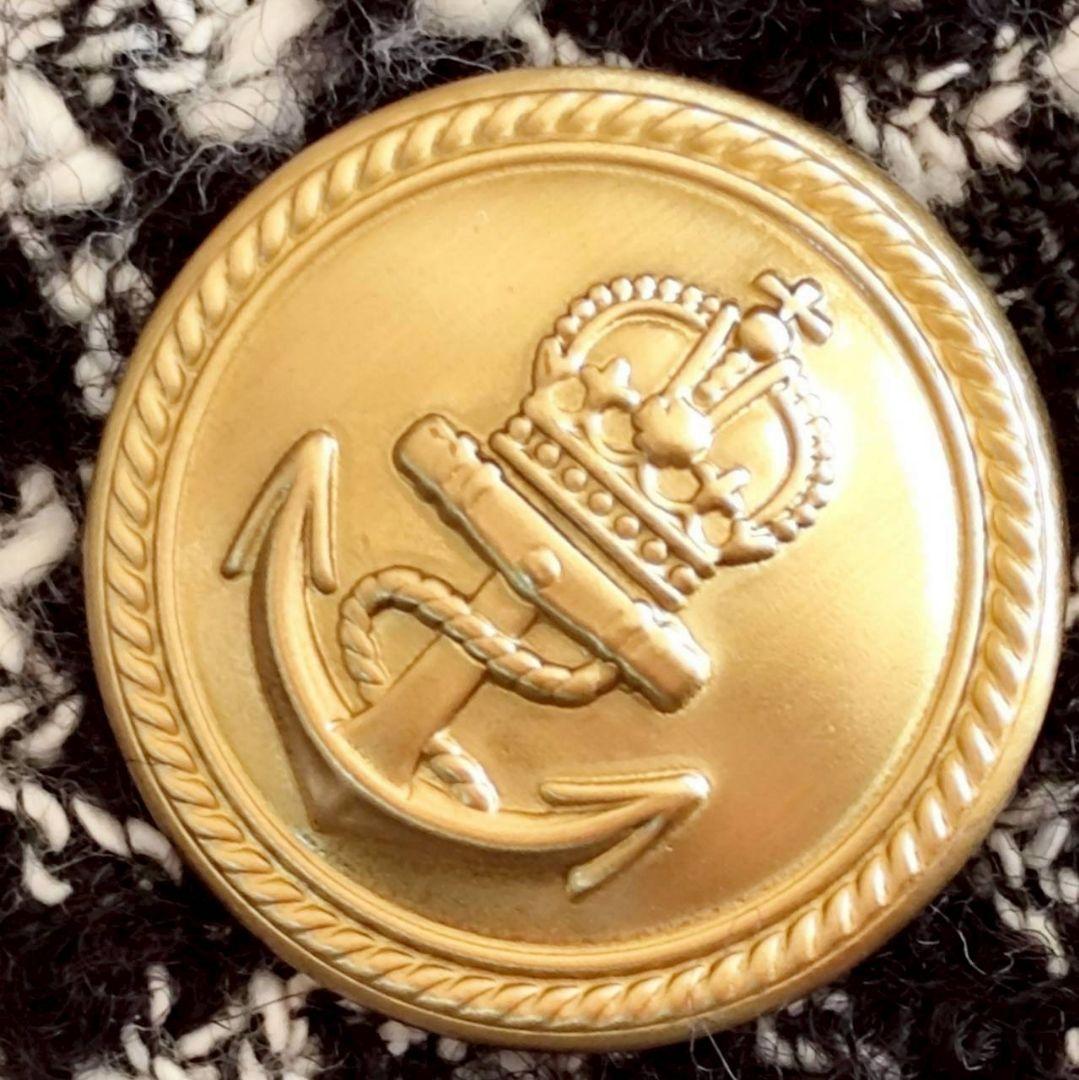 Diagram ラメ ループ ツイード 金ボタン コート ジャケット