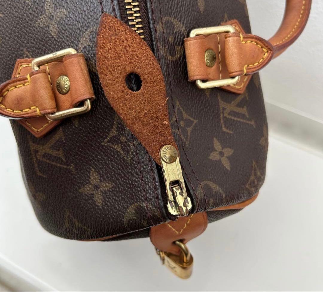 ルイヴィトン●スピーディ25 ●正規ショルダー付き●斜め掛け●中古美品