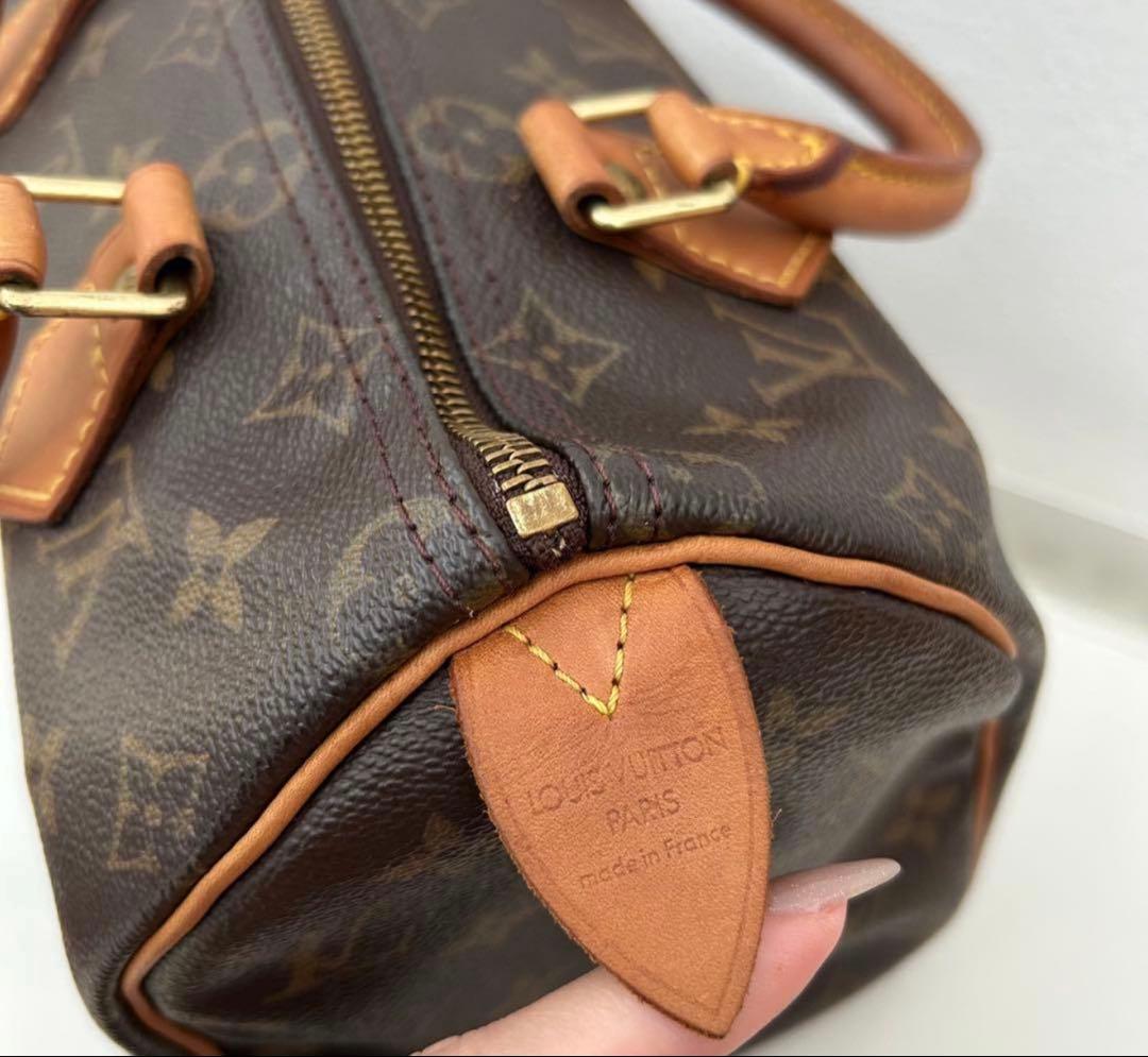ルイヴィトン●スピーディ25 ●正規ショルダー付き●斜め掛け●中古美品