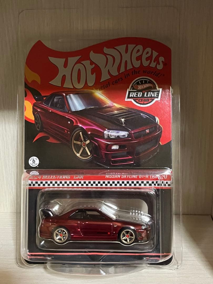 ミニカー Hot Wheels RLC Nissan Skyline GT-R (R34)