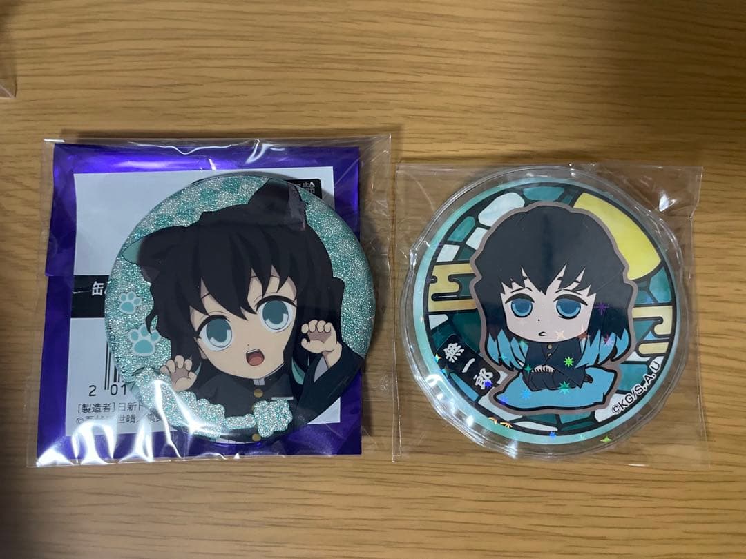 鬼滅の刃　ナンジャタウン　時透無一郎　 グリッター缶バッジ