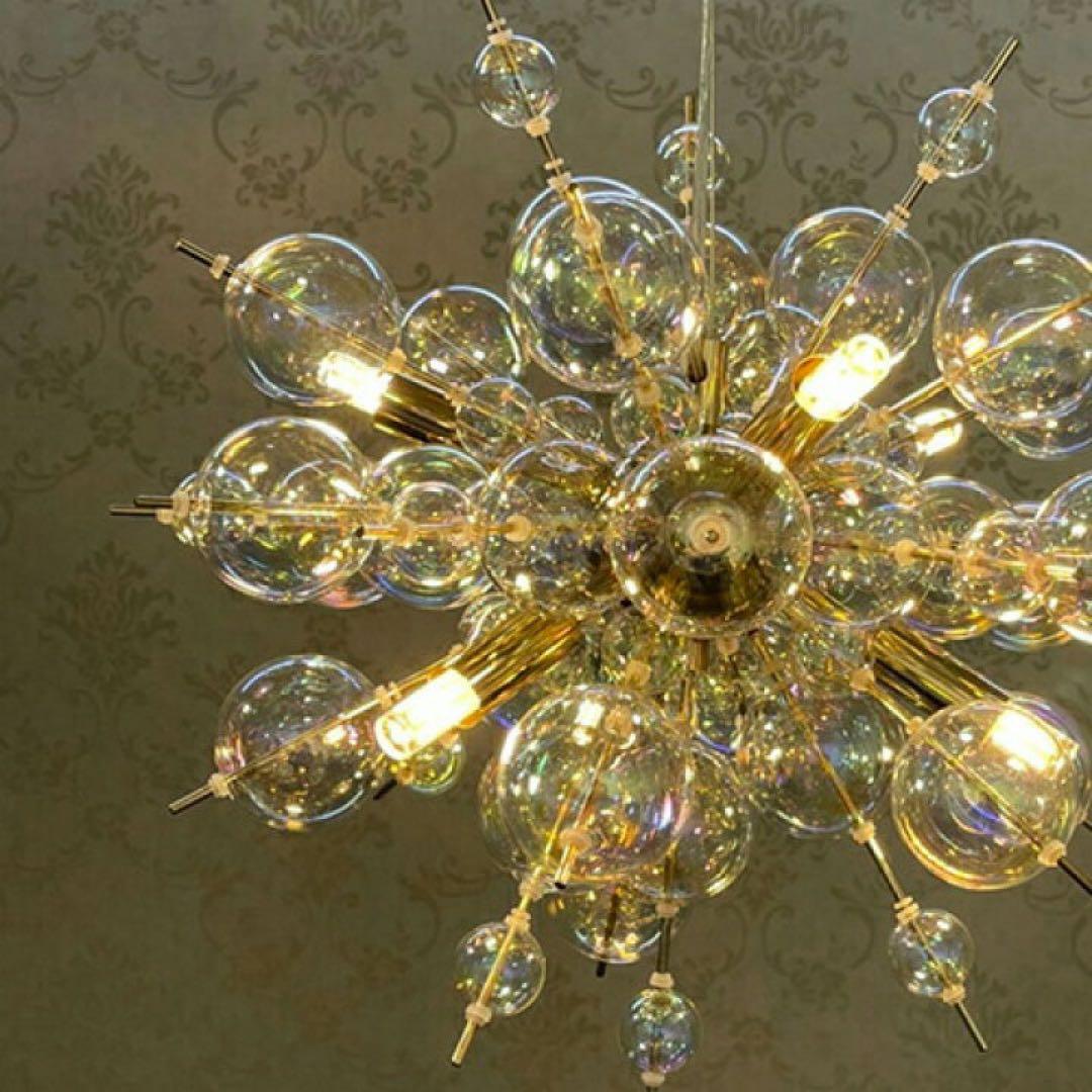 バブルシャンデリア　ゴールドオーロラ