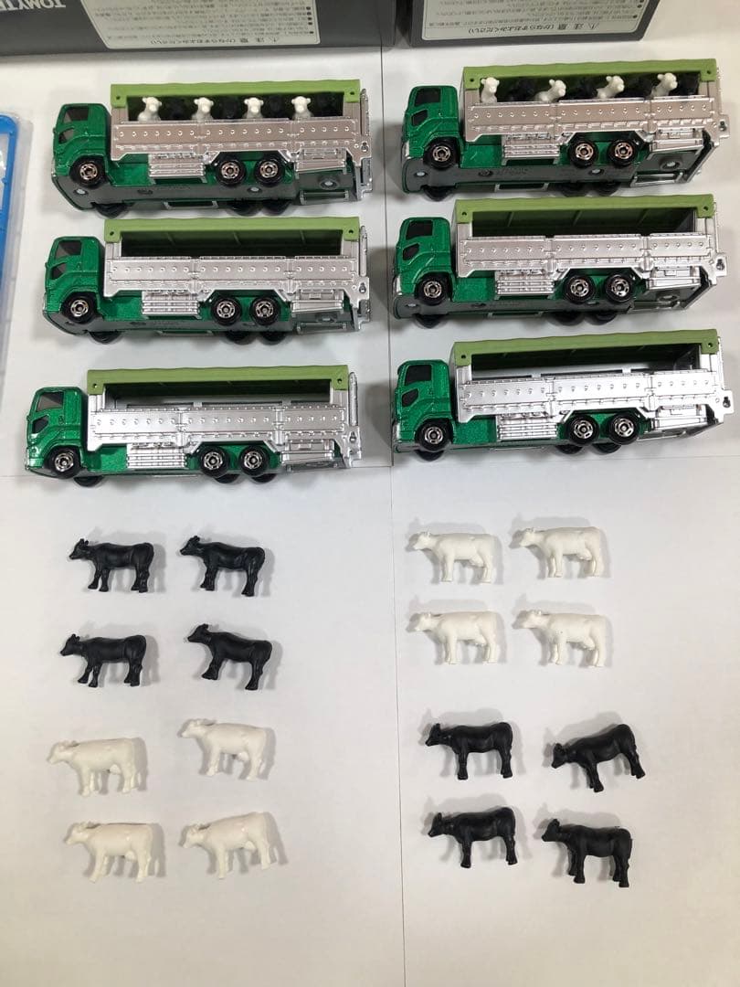 TOMIX HO 貨車 クム 3両+トラック6台+積載用オリジナルパーツセット