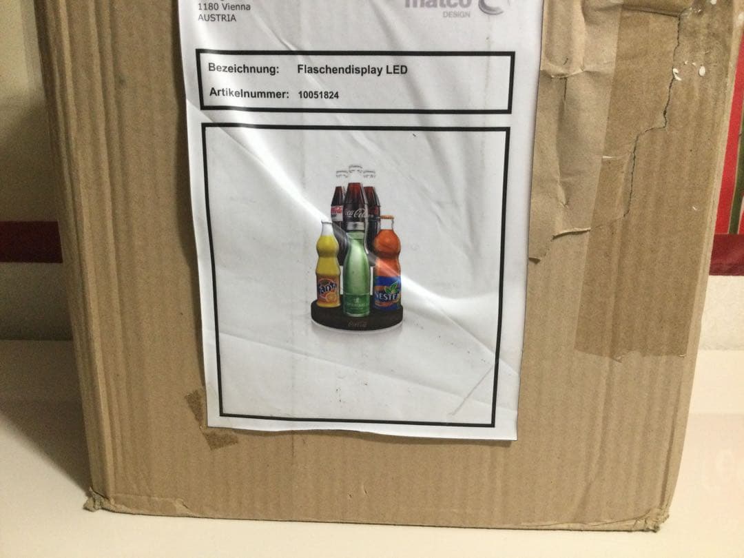 コカコーラ　LED ディスペンサーライト