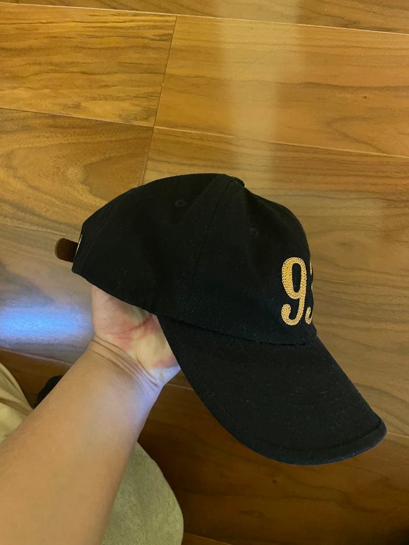 RRL キャップ　93RD刺繍(黄色)入りブラックキャップ