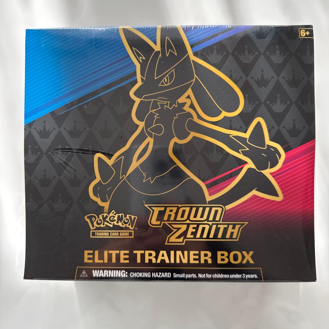 【新品未開封】CROWN ZENITH エリートトトレーナーボックス　ルカリオ