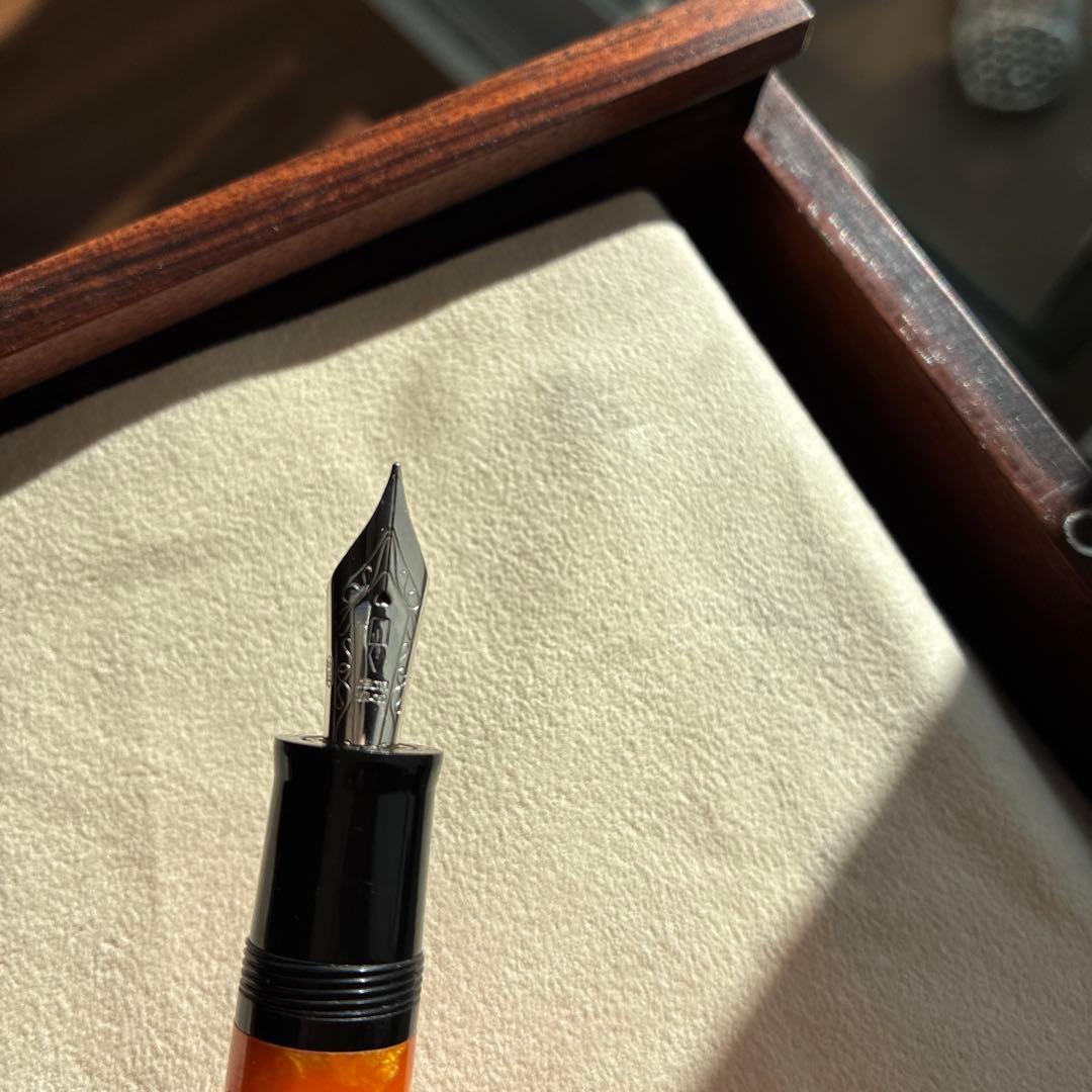 デルタドルチェビータミディアム　万年筆　18k M字