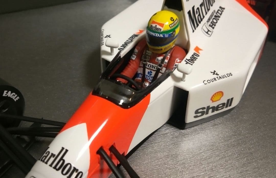 ミニチャンプス 1/18 F1 マクラーレン MP4/7A セナ リペイント