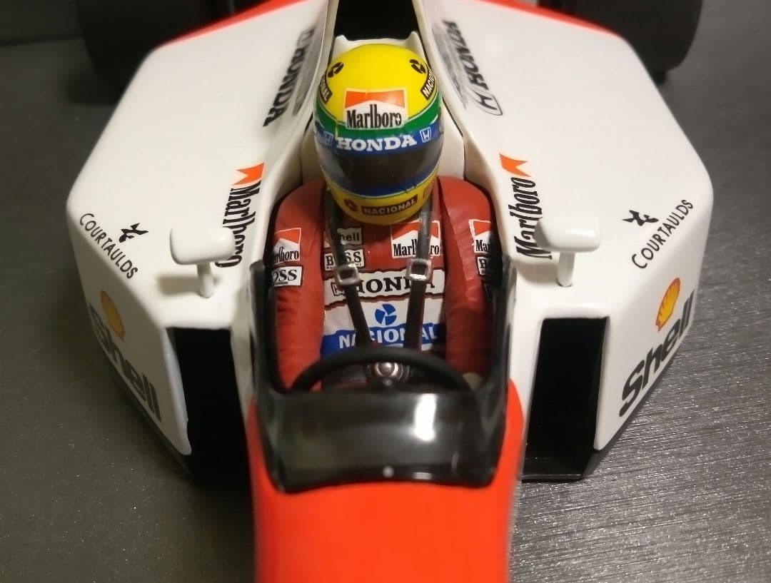 ミニチャンプス 1/18 F1 マクラーレン MP4/7A セナ リペイント