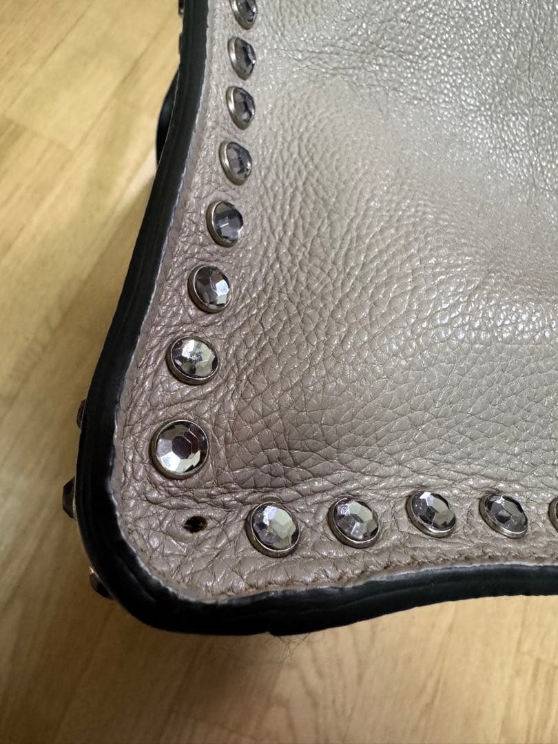 金・土・日限定 PRADA プラダ スタッズ レザー 2WAY トートバッグ