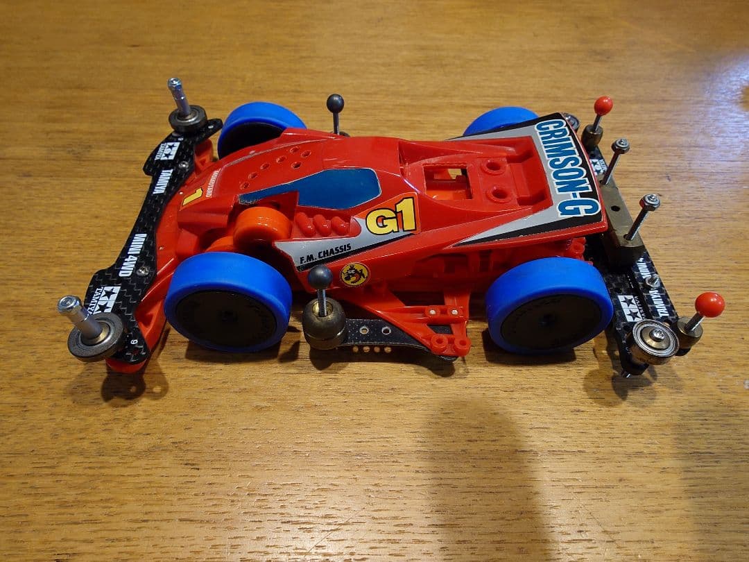 【希少】タミヤ ミニ四駆 クリムゾングローリー(B-MAXタイプ·組立済)