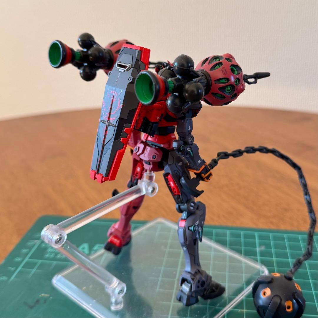 HG 赤いガンダム 軽キャノン 全塗装済