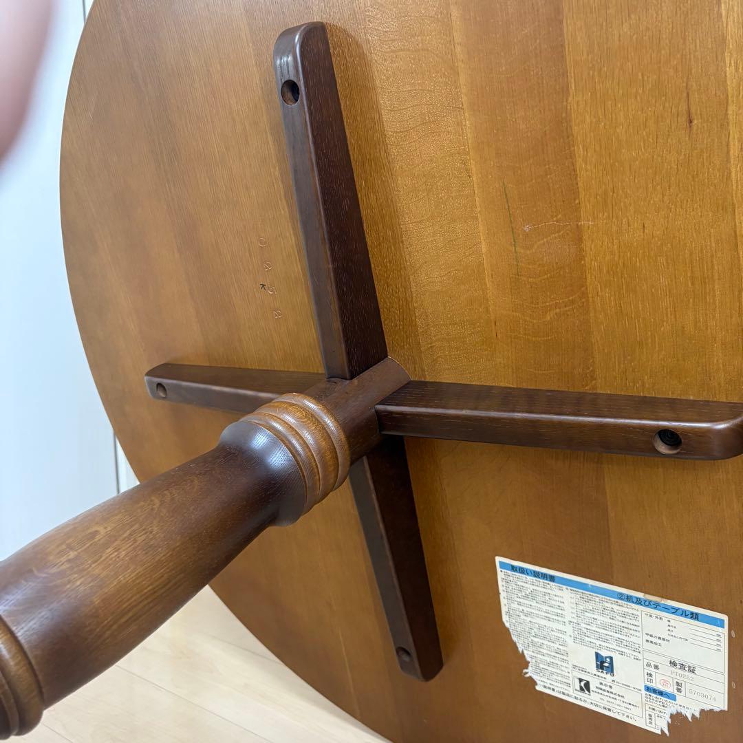 ①飛騨産業 キツツキマーク ダイニングテーブル＆チェア2脚セット｜たのメル便対応