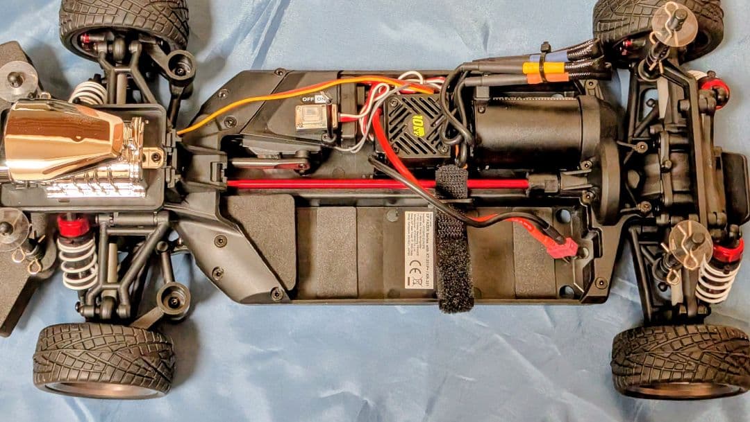 京商フェーザーMk2ダッジチャージャーブラシレス仕様 アルミホイールおまけ